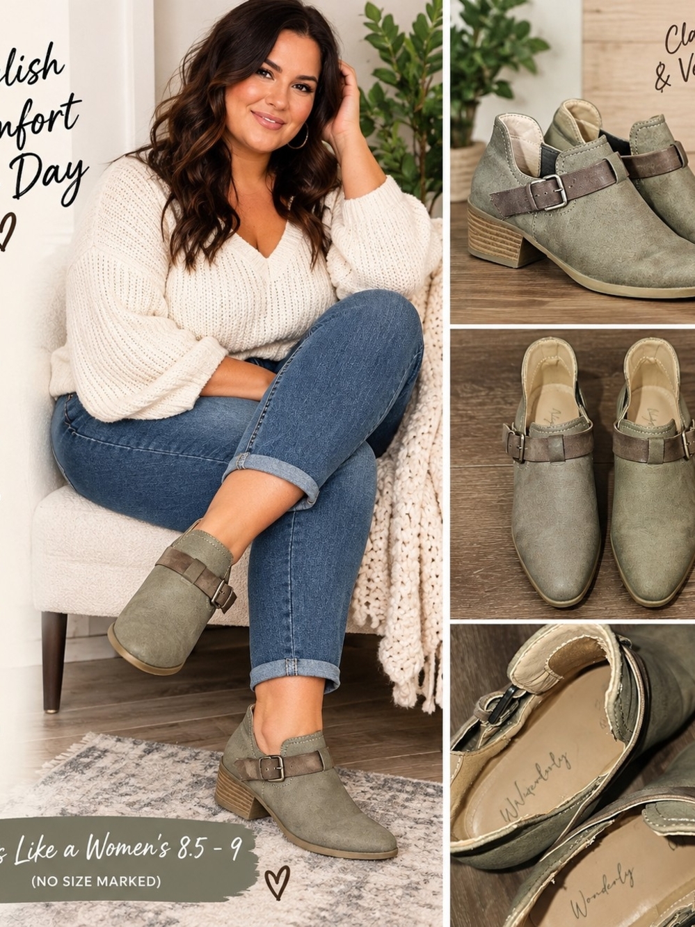 Buckle Booties - Women's